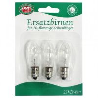 3er Spitzkerzen-Blister 23 V / 3 Watt