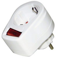 Zwischenstecker mit Ausschalter